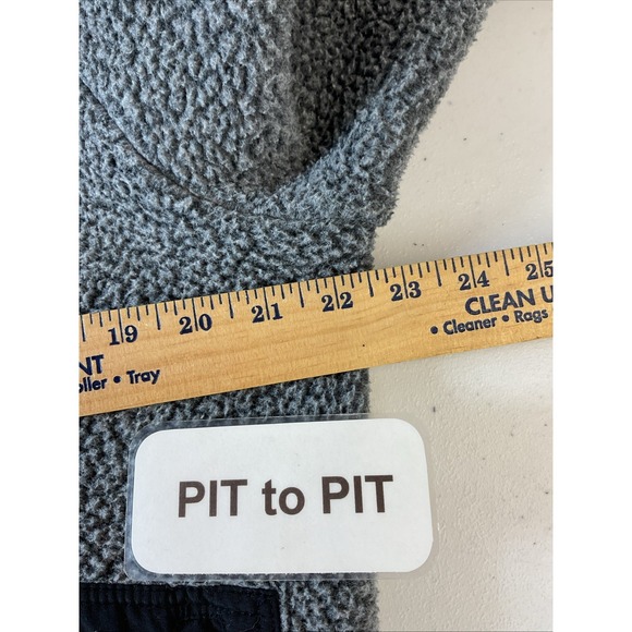 Vuori Women's S Alpine Sherpa Fleece Full Zip Jacket Gray Long Sleeve - Picture 7 of 9